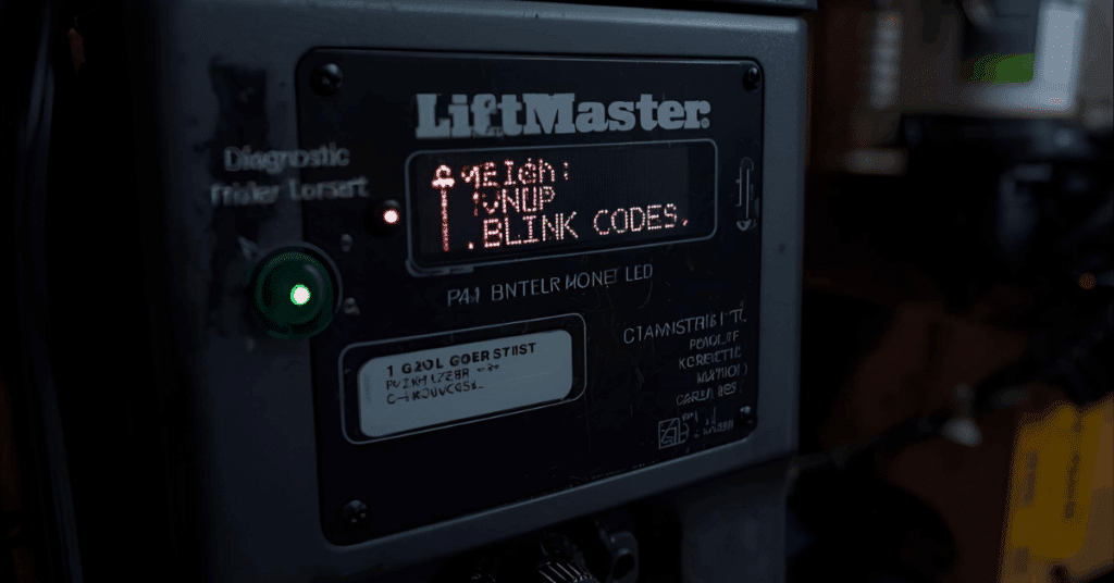 Why LiftMaster shows blink codes