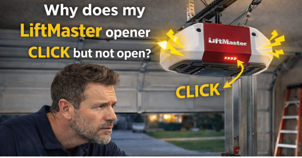Why Does My LiftMaster Opener Click But Not Open?