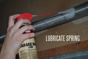 how to lube garage door