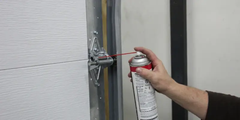 how to lube garage door